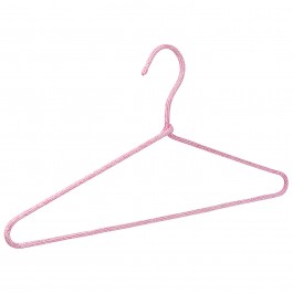 Garderobenbügel TURIN Stoffbezug rosa