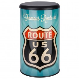 Wäschetonne Vintage Route 66 