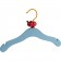 Kinderkleiderbügel Mawa Toy blau - mit wechselden Tiermotiven aus Holz